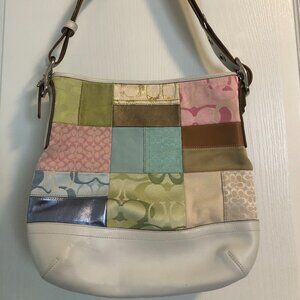 Coach Patchwork and Leather Crossbody Bag